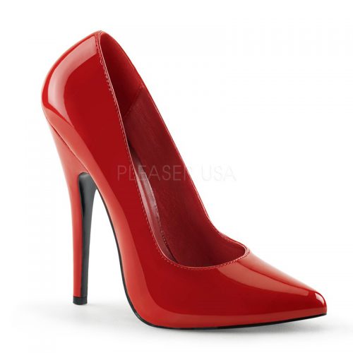 Pumps met 12cm hoge hak in rood lak | Silhouette | Rotterdam