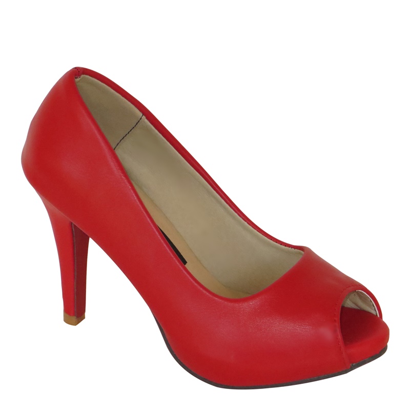 Rode pumps met hoge hakken in kleine maten Silhouette Hoge hakken