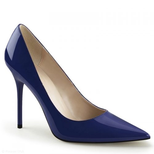 Donkerblauwe pumps Blauwe pumps met hoge hak Classique 20