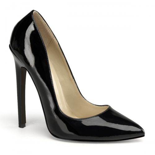 Zwarte pumps met hoge hakken | Extreem hoge hakken zwart | Silhouette