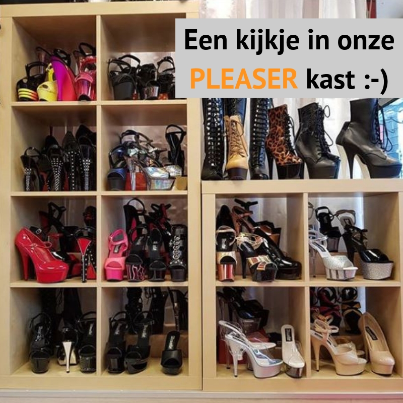 Pleaser hakken op voorraad