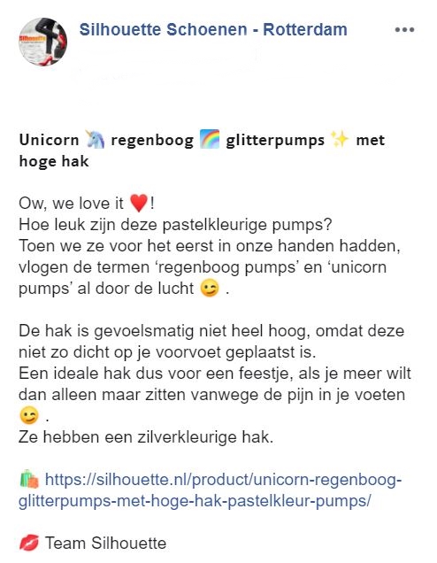 Unicorn regenboog pumps met hak