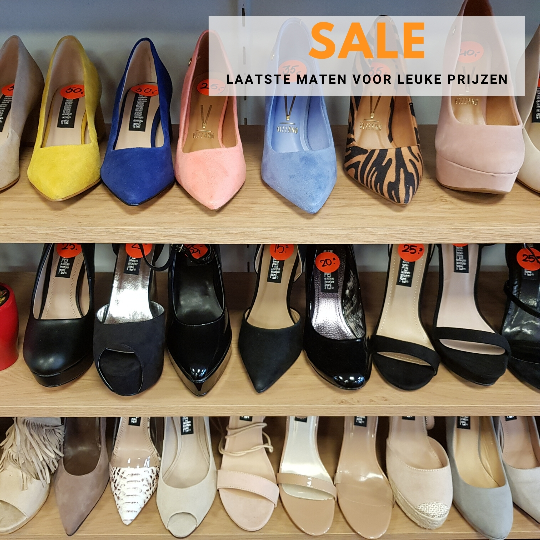Laatste maten goedkope pumps en sandalen sale
