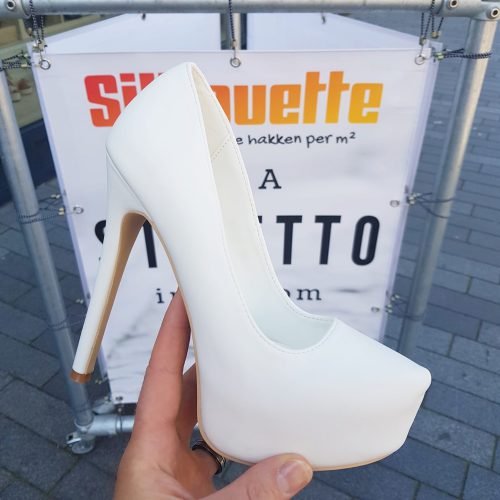 Zwart Lak 12 Cm Retro Vintage CUTIEPIE-02 Mary Jane Pumps Met Verborgen Plateauzool 6076 0