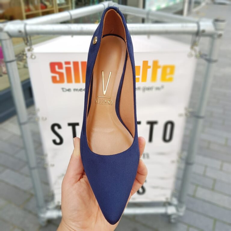 van haren donkerblauwe pumps