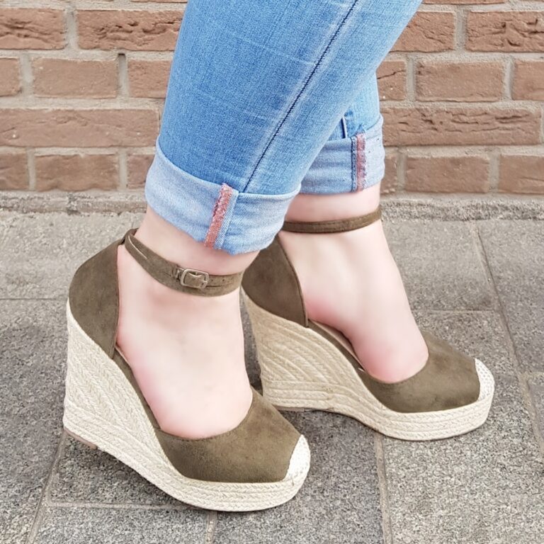 Scarosso Paloma espadrilles met sleehak Wit