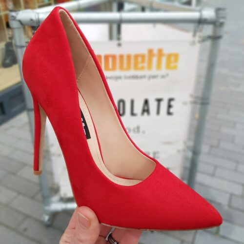 Schoenen Pumps Hoge hakken Carma Shoes Hoge hakken rood zakelijke stijl 