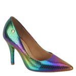 2217-76-007 – Mermaid pumps met puntneus en hoge hak – Veelkleurige hoge hakken