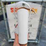 2725-50-013 – Witte sandaal met hoge blokhak Comfortabele witte blokhakken (3)