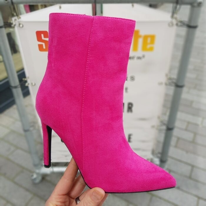 Only maker Plateaulaarzen met naaldhak, sexy stiletto's, Metallic zwart, 37 EU