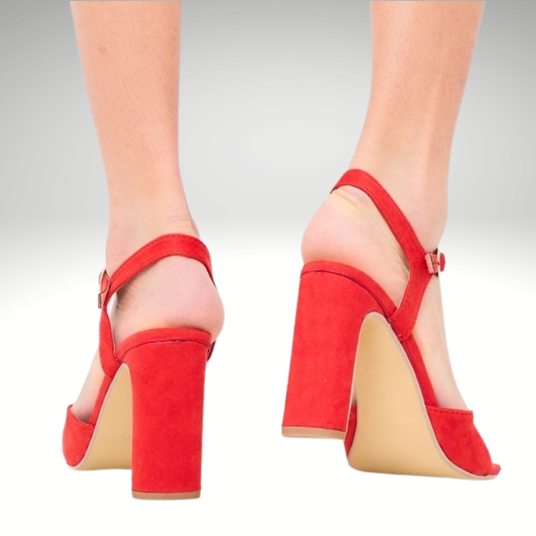 sigaret Distributie Geduld Rode sandalen met vierkante neus | Silhouette