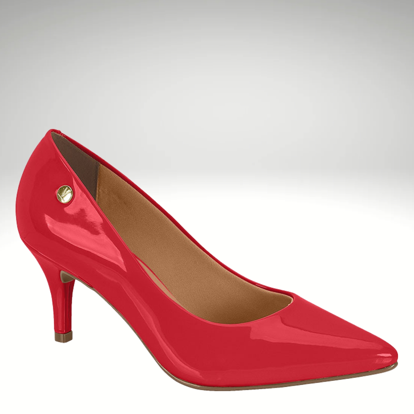 Rode lakpumps met lage naaldhak | Rood lak pumps met 7 cm hak