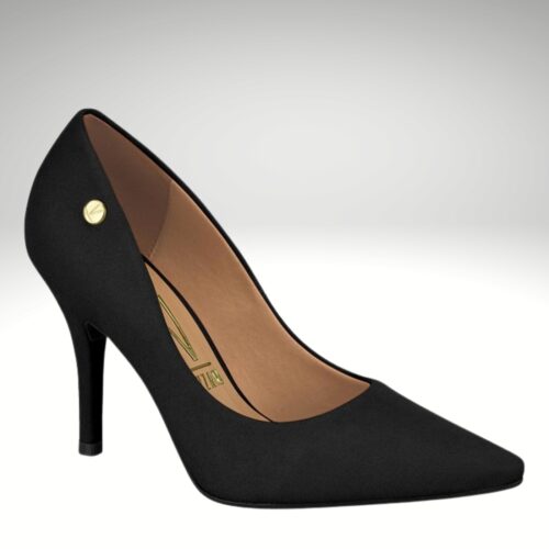 Zwarte suede pumps met 9 cm hak | Silhouette x Vizzano