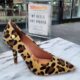 Pumps met panterprint en naaldhak van Vizzano | Pumps met panter print en hak