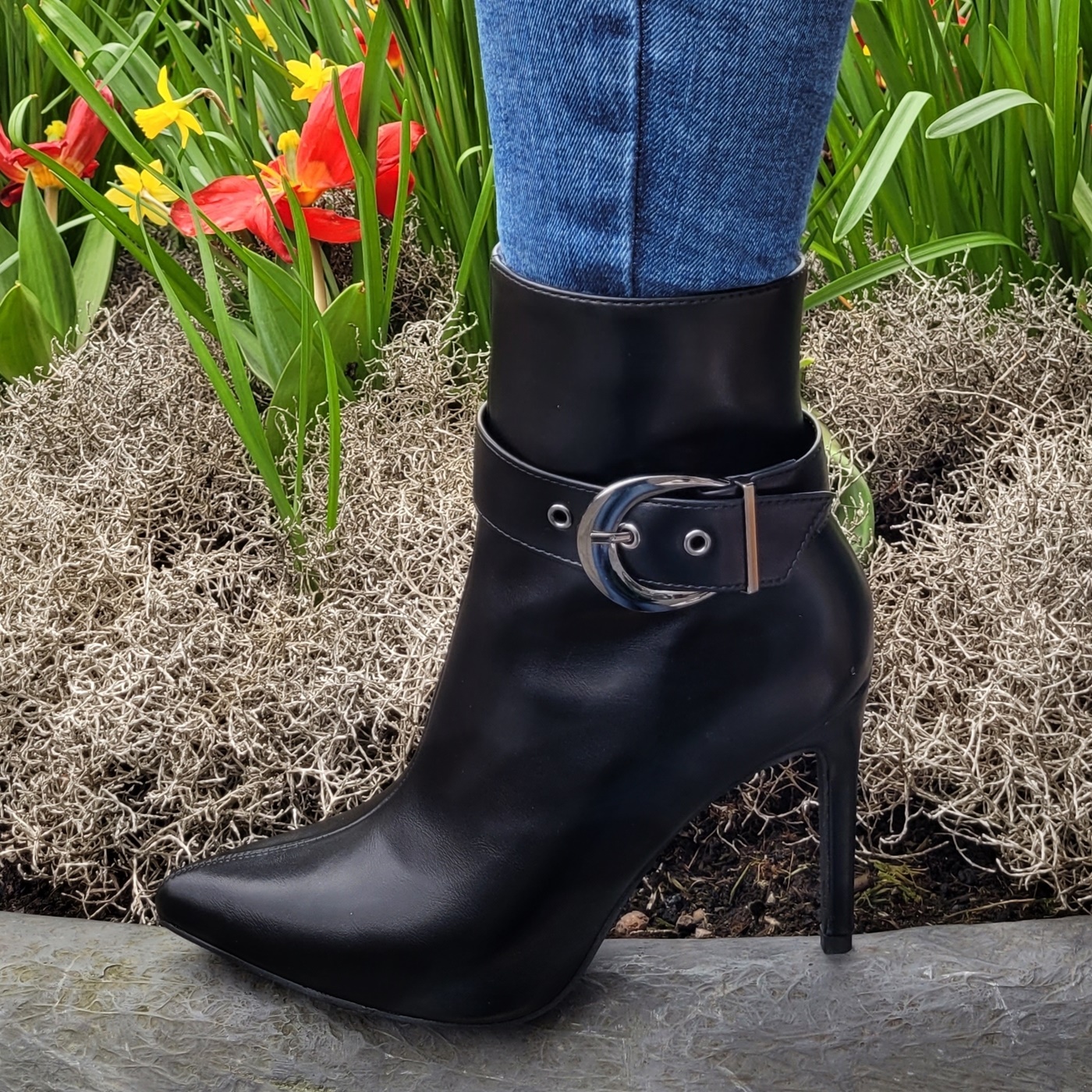 PS Poelman Dames MODULAR Biker Laarzen | De Officiële POELMAN Webshop