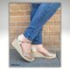 Rosé gouden sleehakken met glitters | Rosé gouden glitter espadrilles