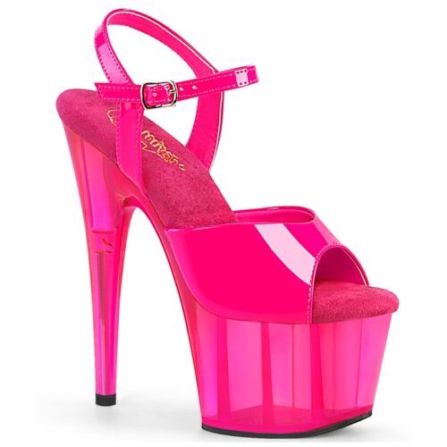 Neon roze danshakken van Pleaser