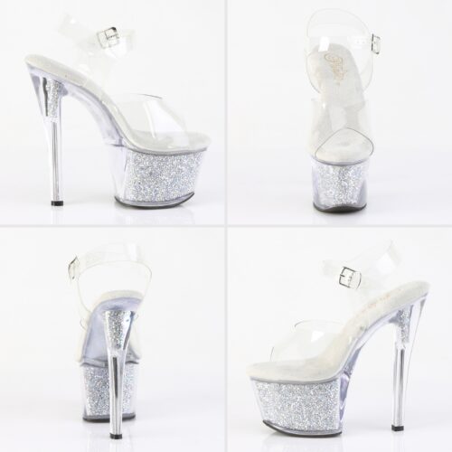 Stripper heels met strass | Pleaser