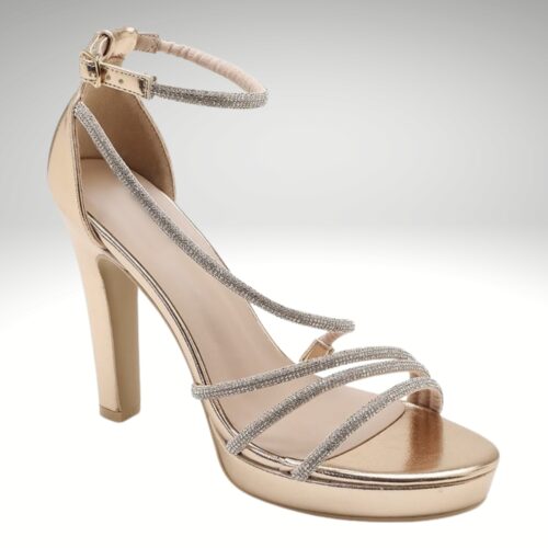 2777-94-007 - rosegold haksandaal met strass