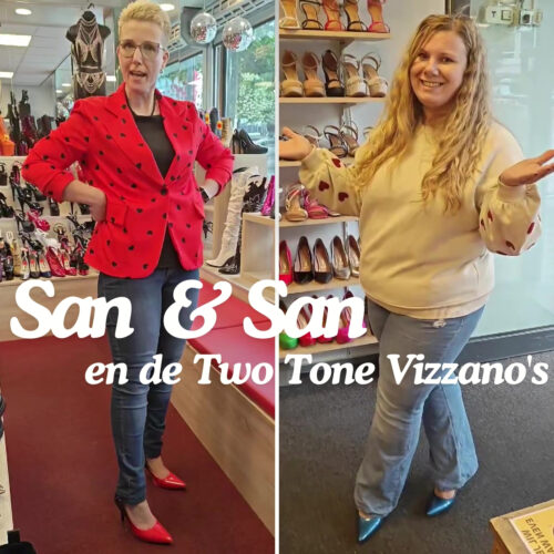 Two Tone Vizzano pumps | San en San van Silhouette